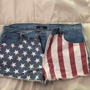 American Flag Shorts